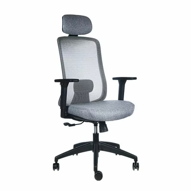 Silla Escritorio Diva Cabecero Gris